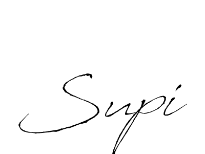 You should practise on your own different ways (Antro_Vectra) to write your name (Supi) in signature. don't let someone else do it for you. Supi signature style 6 images and pictures png