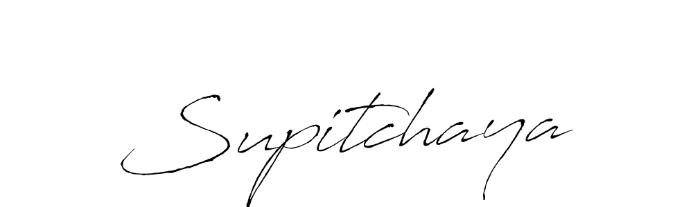 Supitchaya stylish signature style. Best Handwritten Sign (Antro_Vectra) for my name. Handwritten Signature Collection Ideas for my name Supitchaya. Supitchaya signature style 6 images and pictures png
