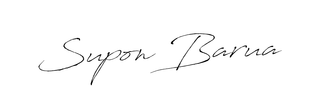 The best way (Antro_Vectra) to make a short signature is to pick only two or three words in your name. The name Supon Barua include a total of six letters. For converting this name. Supon Barua signature style 6 images and pictures png
