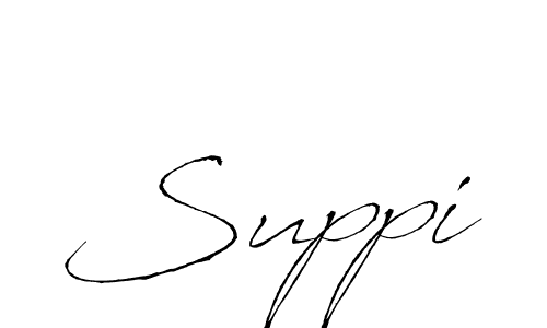 Design your own signature with our free online signature maker. With this signature software, you can create a handwritten (Antro_Vectra) signature for name Suppi. Suppi signature style 6 images and pictures png