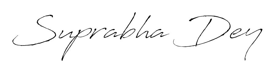 Make a beautiful signature design for name Suprabha Dey. Use this online signature maker to create a handwritten signature for free. Suprabha Dey signature style 6 images and pictures png