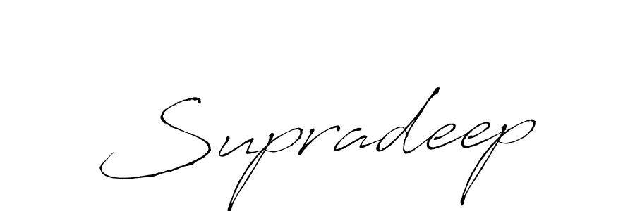 Make a beautiful signature design for name Supradeep. With this signature (Antro_Vectra) style, you can create a handwritten signature for free. Supradeep signature style 6 images and pictures png