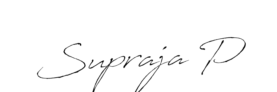 This is the best signature style for the Supraja P name. Also you like these signature font (Antro_Vectra). Mix name signature. Supraja P signature style 6 images and pictures png