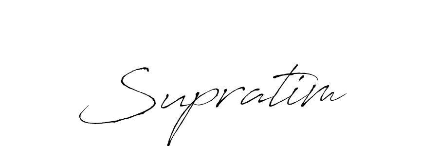 Also we have Supratim  name is the best signature style. Create professional handwritten signature collection using Antro_Vectra autograph style. Supratim  signature style 6 images and pictures png