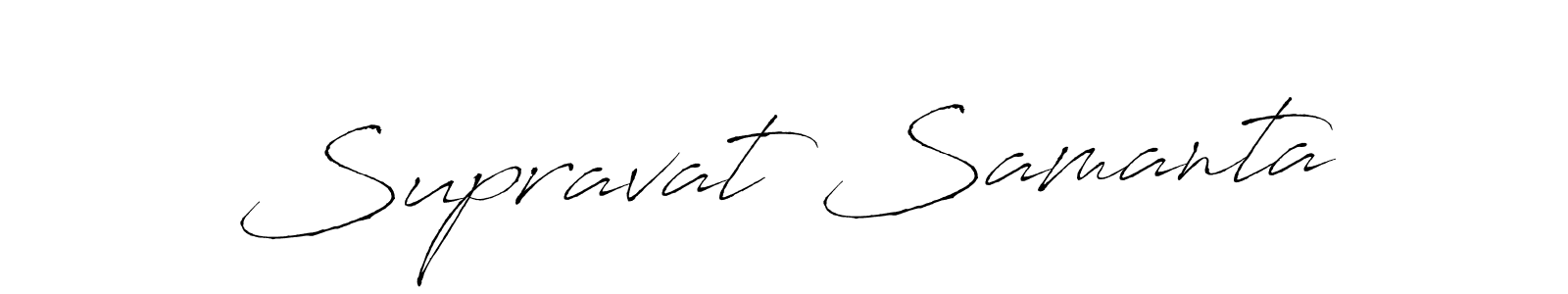 Once you've used our free online signature maker to create your best signature Antro_Vectra style, it's time to enjoy all of the benefits that Supravat Samanta name signing documents. Supravat Samanta signature style 6 images and pictures png