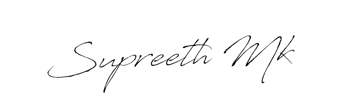 Also You can easily find your signature by using the search form. We will create Supreeth Mk name handwritten signature images for you free of cost using Antro_Vectra sign style. Supreeth Mk signature style 6 images and pictures png