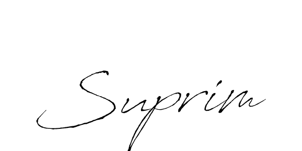 Create a beautiful signature design for name Suprim. With this signature (Antro_Vectra) fonts, you can make a handwritten signature for free. Suprim signature style 6 images and pictures png