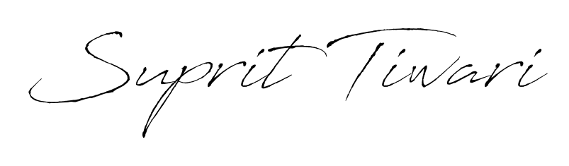 Antro_Vectra is a professional signature style that is perfect for those who want to add a touch of class to their signature. Get Suprit Tiwari name fancy signature for free. Suprit Tiwari signature style 6 images and pictures png