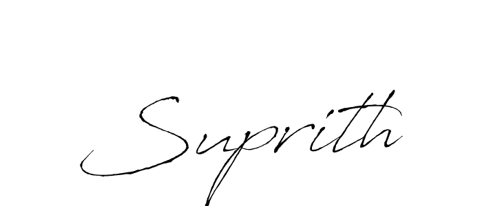 How to make Suprith signature? Antro_Vectra is a professional autograph style. Create handwritten signature for Suprith name. Suprith signature style 6 images and pictures png