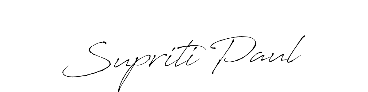 Make a beautiful signature design for name Supriti Paul. Use this online signature maker to create a handwritten signature for free. Supriti Paul signature style 6 images and pictures png