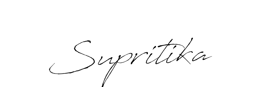 Use a signature maker to create a handwritten signature online. With this signature software, you can design (Antro_Vectra) your own signature for name Supritika. Supritika signature style 6 images and pictures png