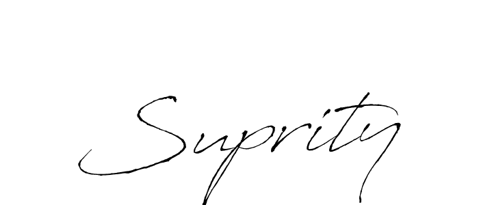 Use a signature maker to create a handwritten signature online. With this signature software, you can design (Antro_Vectra) your own signature for name Suprity. Suprity signature style 6 images and pictures png