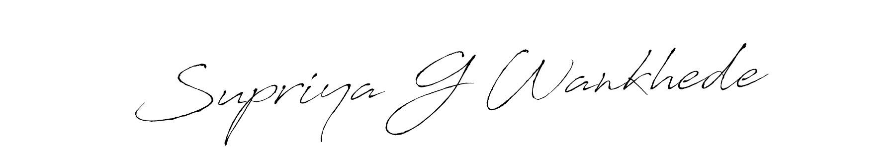 It looks lik you need a new signature style for name Supriya G Wankhede. Design unique handwritten (Antro_Vectra) signature with our free signature maker in just a few clicks. Supriya G Wankhede signature style 6 images and pictures png