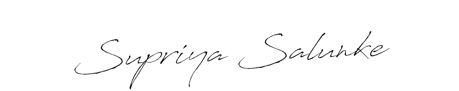 The best way (Antro_Vectra) to make a short signature is to pick only two or three words in your name. The name Supriya Salunke include a total of six letters. For converting this name. Supriya Salunke signature style 6 images and pictures png