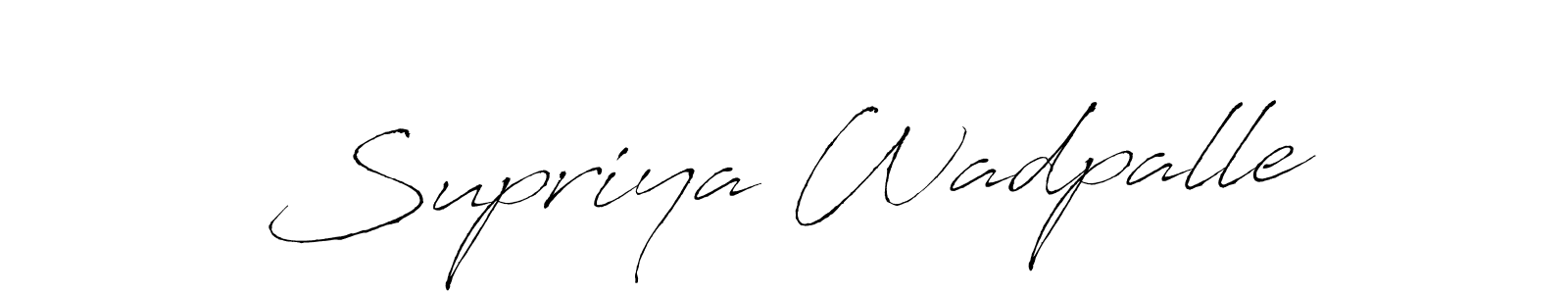 Similarly Antro_Vectra is the best handwritten signature design. Signature creator online .You can use it as an online autograph creator for name Supriya Wadpalle. Supriya Wadpalle signature style 6 images and pictures png