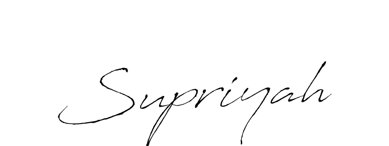 The best way (Antro_Vectra) to make a short signature is to pick only two or three words in your name. The name Supriyah include a total of six letters. For converting this name. Supriyah signature style 6 images and pictures png