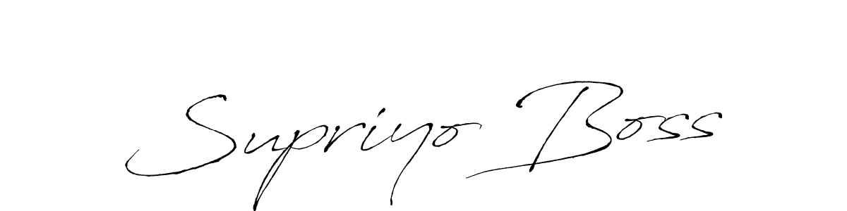 You should practise on your own different ways (Antro_Vectra) to write your name (Supriyo Boss) in signature. don't let someone else do it for you. Supriyo Boss signature style 6 images and pictures png