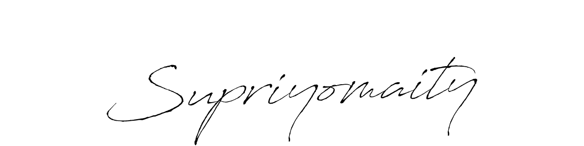 Design your own signature with our free online signature maker. With this signature software, you can create a handwritten (Antro_Vectra) signature for name Supriyomaity. Supriyomaity signature style 6 images and pictures png
