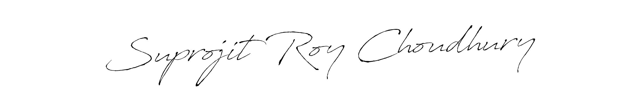 Design your own signature with our free online signature maker. With this signature software, you can create a handwritten (Antro_Vectra) signature for name Suprojit Roy Choudhury. Suprojit Roy Choudhury signature style 6 images and pictures png