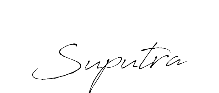 How to make Suputra name signature. Use Antro_Vectra style for creating short signs online. This is the latest handwritten sign. Suputra signature style 6 images and pictures png