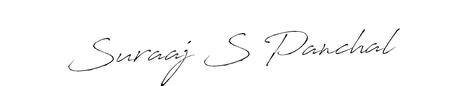 It looks lik you need a new signature style for name Suraaj S Panchal. Design unique handwritten (Antro_Vectra) signature with our free signature maker in just a few clicks. Suraaj S Panchal signature style 6 images and pictures png