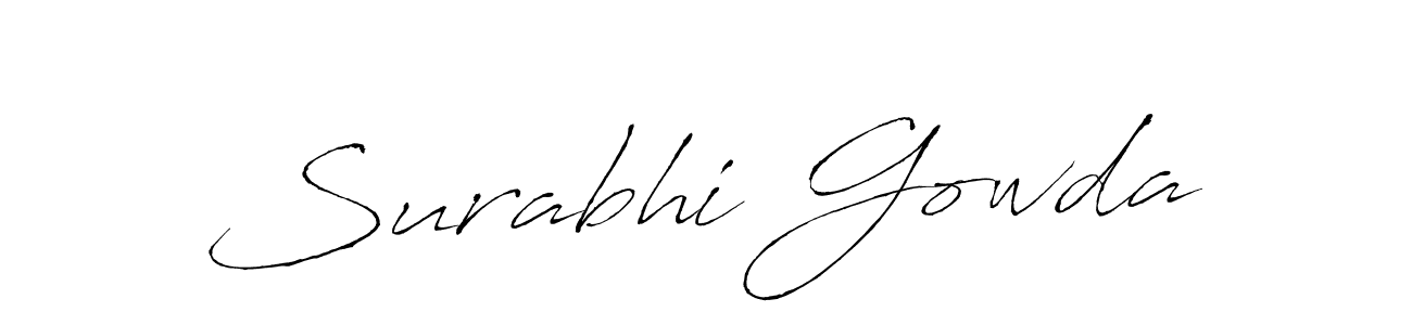 You should practise on your own different ways (Antro_Vectra) to write your name (Surabhi Gowda) in signature. don't let someone else do it for you. Surabhi Gowda signature style 6 images and pictures png