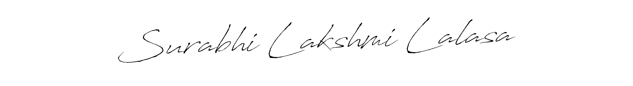 Make a short Surabhi Lakshmi Lalasa signature style. Manage your documents anywhere anytime using Antro_Vectra. Create and add eSignatures, submit forms, share and send files easily. Surabhi Lakshmi Lalasa signature style 6 images and pictures png