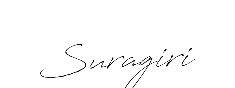 Design your own signature with our free online signature maker. With this signature software, you can create a handwritten (Antro_Vectra) signature for name Suragiri. Suragiri signature style 6 images and pictures png