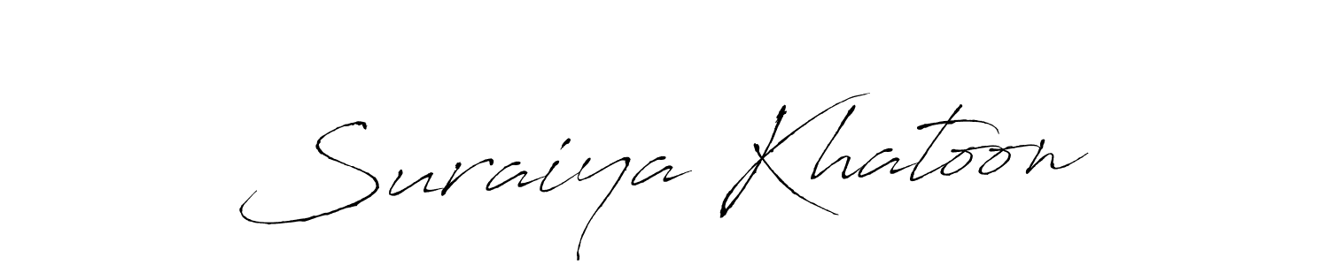 It looks lik you need a new signature style for name Suraiya Khatoon. Design unique handwritten (Antro_Vectra) signature with our free signature maker in just a few clicks. Suraiya Khatoon signature style 6 images and pictures png