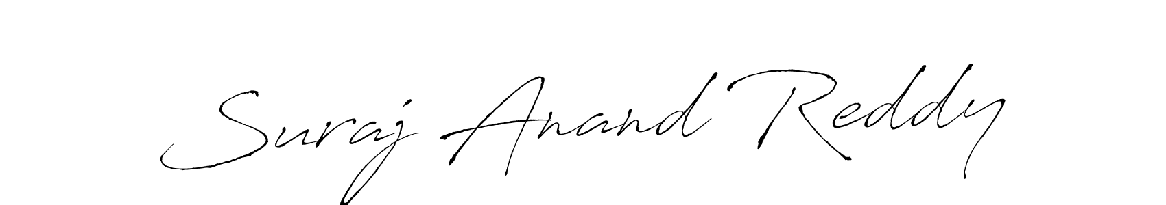 Also we have Suraj Anand Reddy name is the best signature style. Create professional handwritten signature collection using Antro_Vectra autograph style. Suraj Anand Reddy signature style 6 images and pictures png