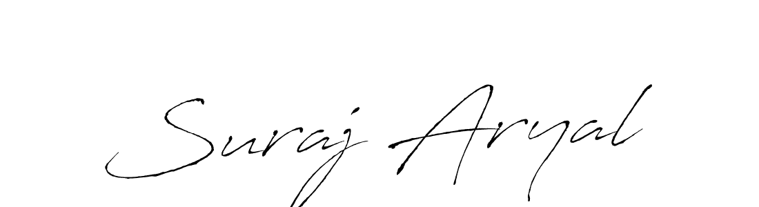 Make a beautiful signature design for name Suraj Aryal. Use this online signature maker to create a handwritten signature for free. Suraj Aryal signature style 6 images and pictures png