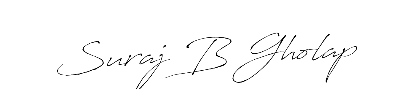 You can use this online signature creator to create a handwritten signature for the name Suraj B Gholap. This is the best online autograph maker. Suraj B Gholap signature style 6 images and pictures png