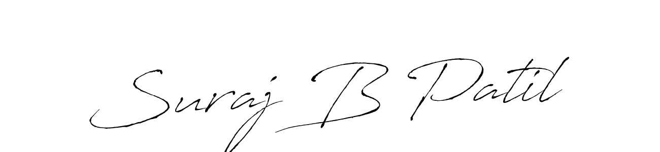 The best way (Antro_Vectra) to make a short signature is to pick only two or three words in your name. The name Suraj B Patil include a total of six letters. For converting this name. Suraj B Patil signature style 6 images and pictures png