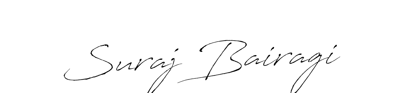 Design your own signature with our free online signature maker. With this signature software, you can create a handwritten (Antro_Vectra) signature for name Suraj Bairagi. Suraj Bairagi signature style 6 images and pictures png