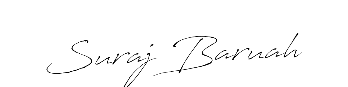 Use a signature maker to create a handwritten signature online. With this signature software, you can design (Antro_Vectra) your own signature for name Suraj Baruah. Suraj Baruah signature style 6 images and pictures png