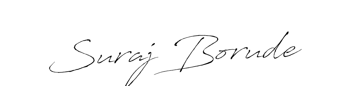 Antro_Vectra is a professional signature style that is perfect for those who want to add a touch of class to their signature. It is also a great choice for those who want to make their signature more unique. Get Suraj Borude name to fancy signature for free. Suraj Borude signature style 6 images and pictures png