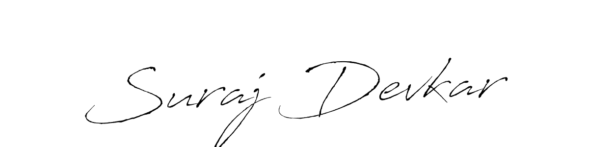 Similarly Antro_Vectra is the best handwritten signature design. Signature creator online .You can use it as an online autograph creator for name Suraj Devkar. Suraj Devkar signature style 6 images and pictures png