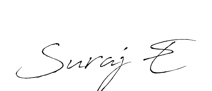 Once you've used our free online signature maker to create your best signature Antro_Vectra style, it's time to enjoy all of the benefits that Suraj E name signing documents. Suraj E signature style 6 images and pictures png