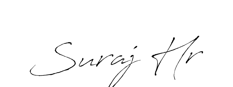 Design your own signature with our free online signature maker. With this signature software, you can create a handwritten (Antro_Vectra) signature for name Suraj Hr. Suraj Hr signature style 6 images and pictures png