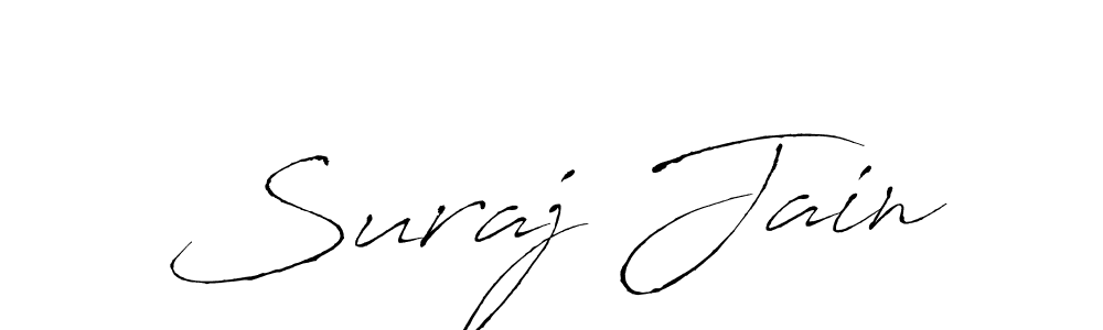 It looks lik you need a new signature style for name Suraj Jain. Design unique handwritten (Antro_Vectra) signature with our free signature maker in just a few clicks. Suraj Jain signature style 6 images and pictures png