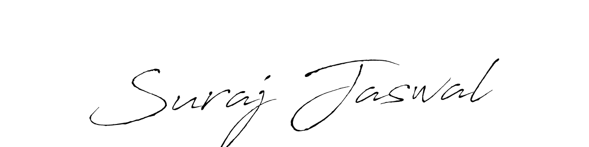 Create a beautiful signature design for name Suraj Jaswal. With this signature (Antro_Vectra) fonts, you can make a handwritten signature for free. Suraj Jaswal signature style 6 images and pictures png