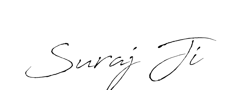 Suraj Ji stylish signature style. Best Handwritten Sign (Antro_Vectra) for my name. Handwritten Signature Collection Ideas for my name Suraj Ji. Suraj Ji signature style 6 images and pictures png