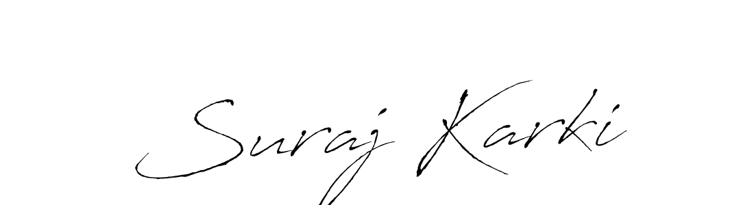 Once you've used our free online signature maker to create your best signature Antro_Vectra style, it's time to enjoy all of the benefits that Suraj Karki name signing documents. Suraj Karki signature style 6 images and pictures png