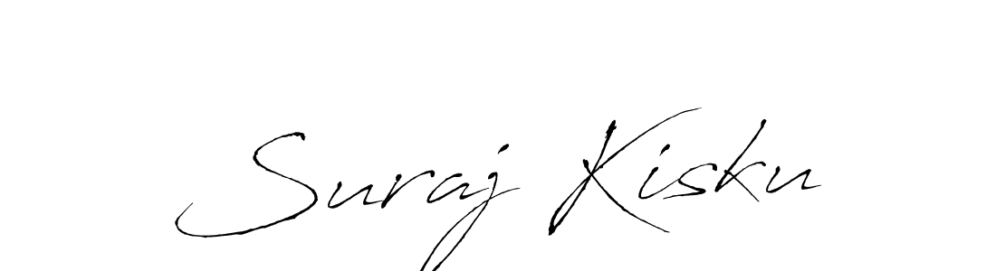 How to make Suraj Kisku name signature. Use Antro_Vectra style for creating short signs online. This is the latest handwritten sign. Suraj Kisku signature style 6 images and pictures png