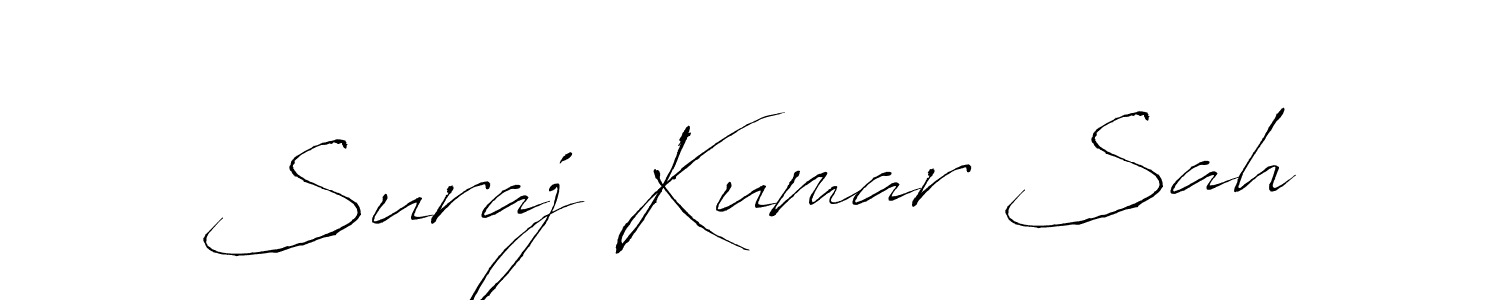 The best way (Antro_Vectra) to make a short signature is to pick only two or three words in your name. The name Suraj Kumar Sah include a total of six letters. For converting this name. Suraj Kumar Sah signature style 6 images and pictures png