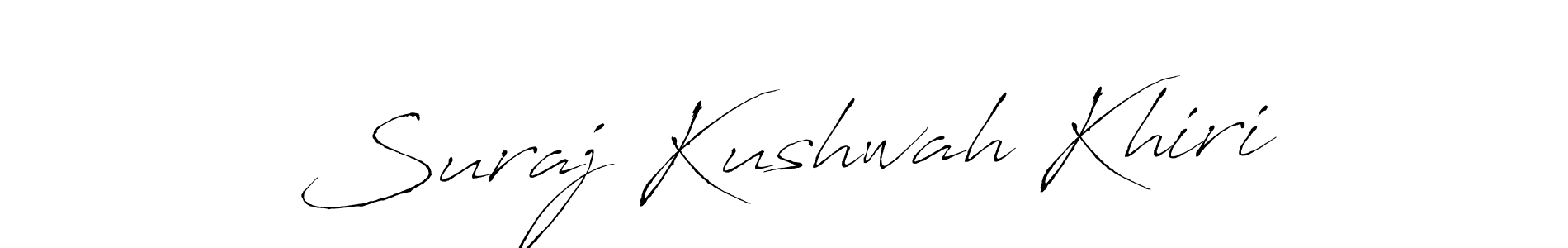 Suraj Kushwah Khiri stylish signature style. Best Handwritten Sign (Antro_Vectra) for my name. Handwritten Signature Collection Ideas for my name Suraj Kushwah Khiri. Suraj Kushwah Khiri signature style 6 images and pictures png