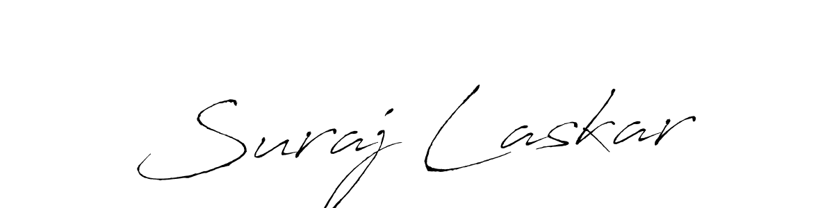 Suraj Laskar stylish signature style. Best Handwritten Sign (Antro_Vectra) for my name. Handwritten Signature Collection Ideas for my name Suraj Laskar. Suraj Laskar signature style 6 images and pictures png