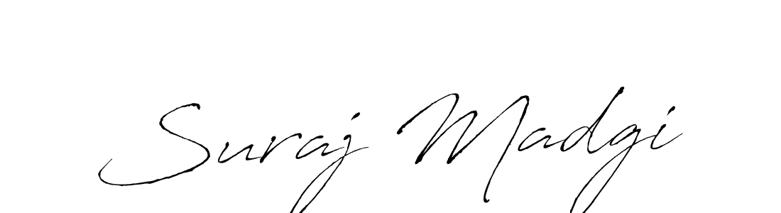 You should practise on your own different ways (Antro_Vectra) to write your name (Suraj Madgi) in signature. don't let someone else do it for you. Suraj Madgi signature style 6 images and pictures png