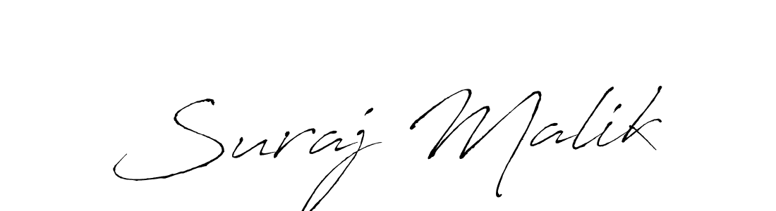 Antro_Vectra is a professional signature style that is perfect for those who want to add a touch of class to their signature. It is also a great choice for those who want to make their signature more unique. Get Suraj Malik name to fancy signature for free. Suraj Malik signature style 6 images and pictures png