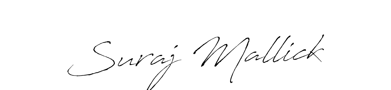 Also we have Suraj Mallick name is the best signature style. Create professional handwritten signature collection using Antro_Vectra autograph style. Suraj Mallick signature style 6 images and pictures png